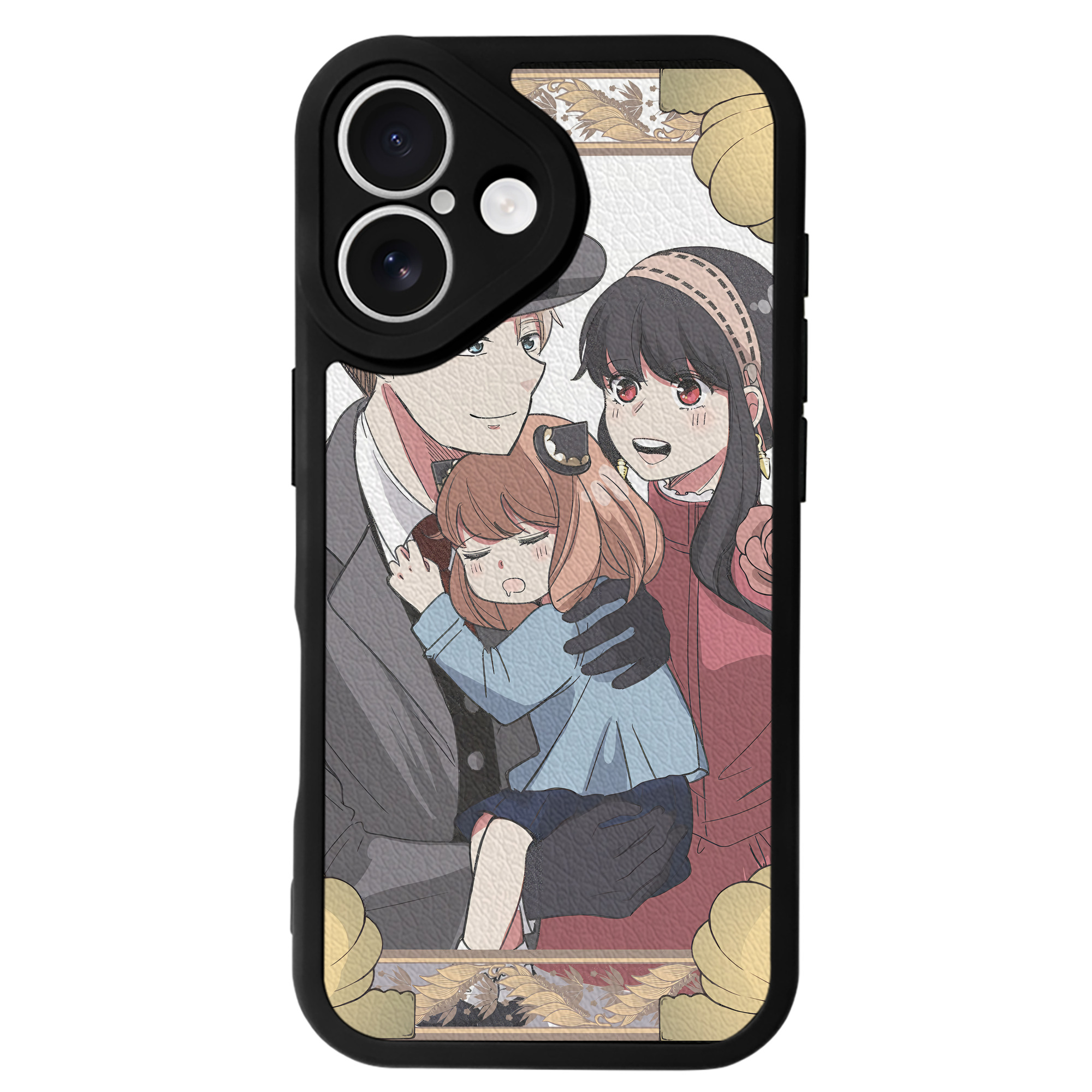 （画像用） SPY×FAMILY间谍家家酒 【iPhone 16シリーズ対応】シリコンスマホケース（レザー調） 材質：シリコン